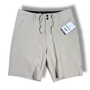 Smartwool Merino Sport 8 Shorts Dune Mens Size Small Lightweight Quick Dry
